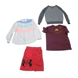 Gray Crewneck Kids Top